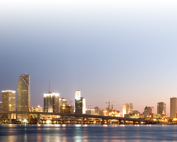 Miami Skyline Photograph
