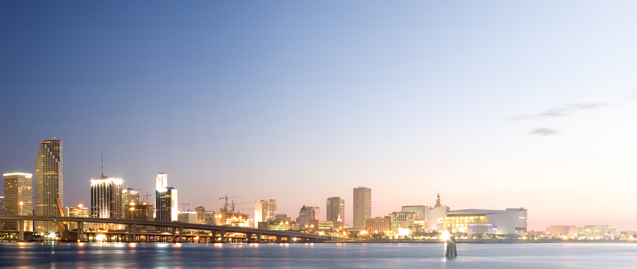 Miami Skyline Photograph